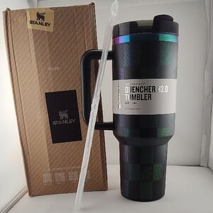 Louis Vuitton Paris Stanley Iridescent Black Quencher Tumbler Retail $180